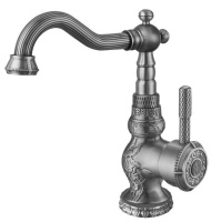 Смеситель для раковины, античное серебро Zorg A 309U-SL