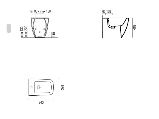 Биде Gsi Sand 906211