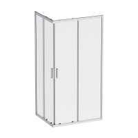 Душевой уголок (100х80) Am.Pm Gem W90G-403-100280-MT хром матовый