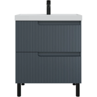 Тумба под раковину Санта Альтаир 70 700501 графит матовый