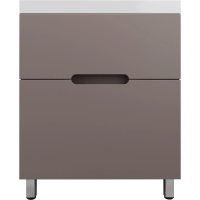 Тумба напольная без раковины 70 см Style Line Матис ЛС-00002436 тауп матовый