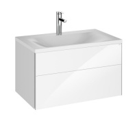 Тумба с раковиной подвесная Keuco Royal Reflex 80 см, 39603 210100 (39603210100) белый