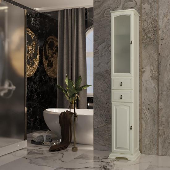 Пенал Opadiris Риспекто 30, цвет слоновая кость, левый, 00-00005829