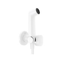 Гигиенический душ со смесителем Hansgrohe Bidette S 1jet EcoSmart+ 29232700 белый матовый