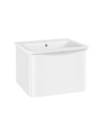 Тумба под раковину Runo Тоскана 60 белая Никсон 60 (00-00001412)