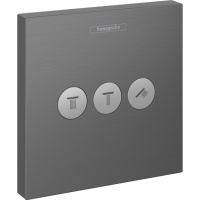 Запорно-переключающее устройство Hansgrohe ShowerSelect 15764340, черный хром матовый
