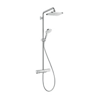 	 Душевая система с термостатом Hansgrohe Croma E Showerpipe 280 1jet EcoSmart 27660000 хром