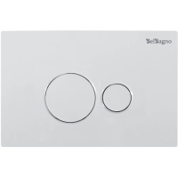 Кнопка смыва BelBagno BB082BL белый глянец
