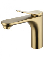 Смеситель для раковины WONZON & WOGHAND, брашированное золото WW-A40482-BG Смеситель для раковины WONZON & WOGHAND, брашированное золото WW-A40482-BG