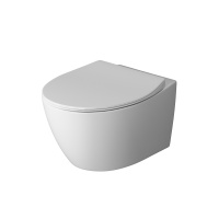 Унитаз подвесной безободковый Grossman  GR-4405SQ с сиденьем микролифт