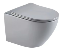 Подвесной унитаз безободковый Gid Tr2122TF-Lgm