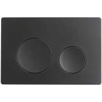 Кнопка смыва Veconi FLUSH FLV2-B черный матовый
