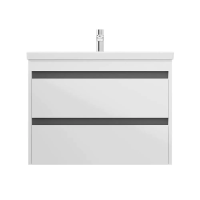 Тумба без раковины 75 см Am.Pm Pulse M91FHX0752WG белый глянец