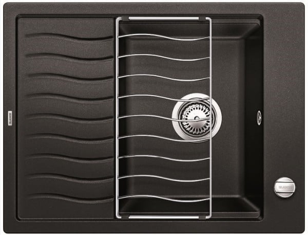 Мойка кухонная Blanco ELON 45S SILGRANIT PuraDur (антрацит), 524814