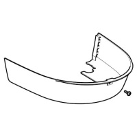 Комплект нижних декоративных панелей, для Geberit AquaClean Mera, альпийский белый 243.201.11.1