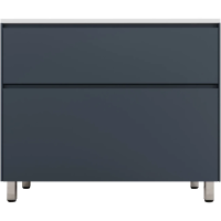 Тумба напольная без раковины 100 см Style Line Лима ЛС-00002349 графит матовый