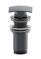 Донный клапан для раковины  WONZON & WOGHAND, темный графит WW-88SS08-BGM