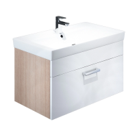 Тумба с умывальником, IDDIS Mirro MIR80W0i95K, белый