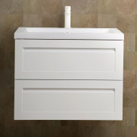 База под раковину напольная Art&max AM-Platino-800-2C-SO-BL-Cer Белый глянец