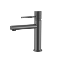 Смеситель для раковины Gid Edessa SS070-GM-K, вороненая сталь