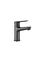 Смеситель для раковины  Delhi grafit DL GRF 26, черный