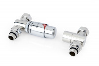 Терморегулятор автоматический прямой Сунержа G 1/2" НР х G 3/4" НГ (набор) Шампань/Золото 020-1420-0000