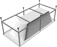 Каркас для ванны сварной Vayer Milana Гл000026962, 170x80