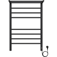 Полотенцесушитель электрический с полкой (50х80) П8 Terminus Аврора 4670078556974 черный