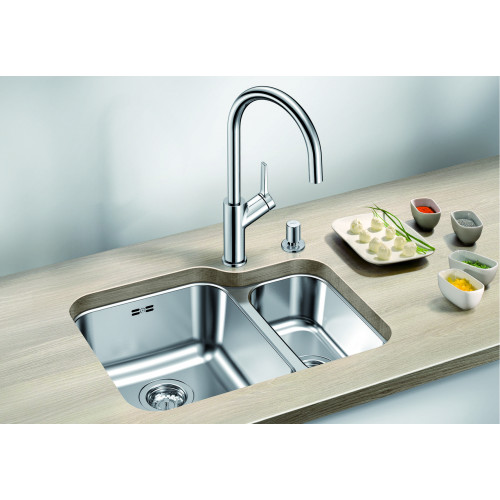 Кухонная мойка Blanco Supra 340/180-U (чаша слева, с клапаном-автоматом) 525217