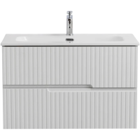 Тумба под раковину Cezares DUET-N-800-2C-SO-FBS-P Ясень белый софт