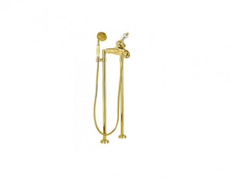 Напольный смеситель для ванны с ручным душем Cezares Vintage VINTAGE-VDPM-03/24-Sw