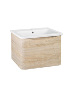 Тумба под раковину Runo Тоскана 60 светлое дерево Никсон 60 (00-00001413)