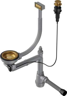 Арматура для одночашевых моек с клапаном-автомат Omoikiri WK-1-AB-A 4956471