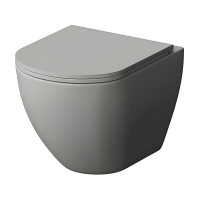 Унитаз подвесной безободковый Grossman Color GR-4455GMS с сиденьем микролифт