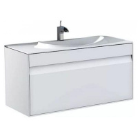 Тумба под раковину Roca Laks 80 белая ZRU9302798