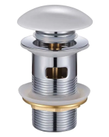 Донный клапан с переливом Orange X1-004w белый