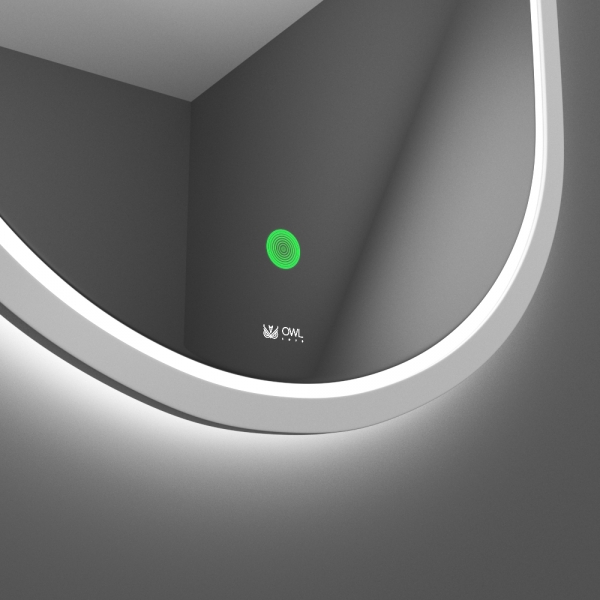 Зеркало OWL 1975 Langas с LED подсветкой 40см, OWLM200300