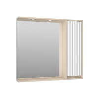 Зеркальный шкаф (88х80) Brevita Balaton 90 правый BAL-04090-03-01П