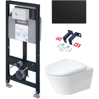 Комплект унитаз + инсталляция Duravit D-Neo Set_D-Neo_черный 