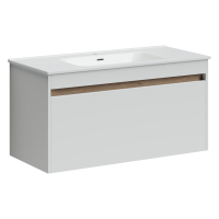 Тумба под раковину Sancos  Smart SM100W белый глянец