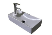 Раковина подвесная (43,5х21) SantiLine SL-2009RMG