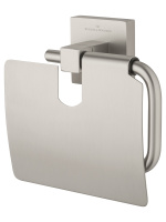 Держатель для туалетной бумаги с крышкой WONZON & WOGHAND POLO, брашированный никель WW-8926-BN