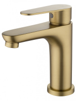 Смеситель для раковины WONZON & WOGHAND ALFA, брашированное золото WW-A40202-BG Смеситель для раковины WONZON & WOGHAND ALFA, брашированное золото WW-A40202-BG