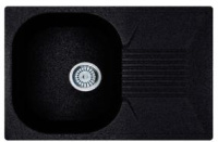 Кухонная мойка Whinstone Рона (B13) черный металлик 41512