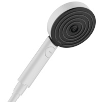 Душевая лейка Hansgrohe Pulsify Select 105 3jet Relaxation EcoSmart 24111700, белый матовый  Душевая лейка Hansgrohe Pulsify Select 105 3jet Relaxation EcoSmart 24111700, белый матовый