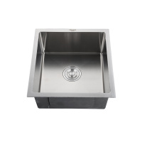 Кухонные мойки:(43х45х22) MELANA ProfLine H4345 с коландером, сатин
