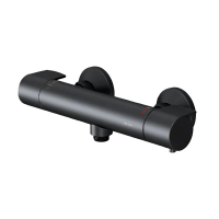 Термостат для душа AM.PM X-Joy F85A40022 черный матовый