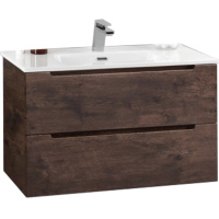 База под раковину подвесная BelBagno ETNA39-800/390-2C-SO-RW-P Rovere Moro