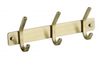 Планка KAISER с 3-мя крючками Bronze/нерж (H0053)
