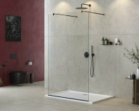 Душевая перегородка 110 см CEZARES LIBERTA LIBERTA-L-2-110-C-NERO